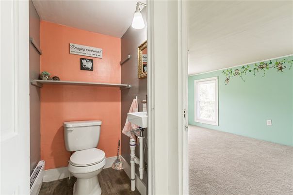 Bathroom, Interior, Wood Texture Flooring