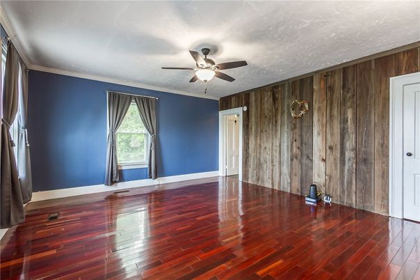Empty room, Interior, Wood Texture Flooring, Wooden Walls