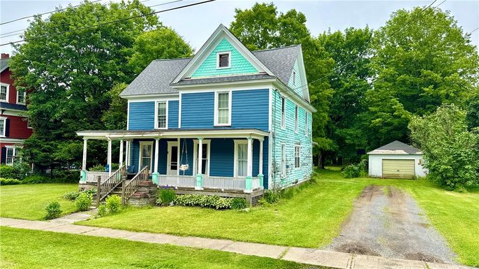 Detached Garage, Exterior, Facade, Queen Anne Victorian