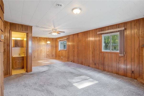 Empty room, Interior, Wooden Walls