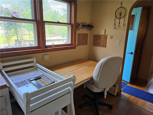 Home Office, Interior, Wood Texture Flooring