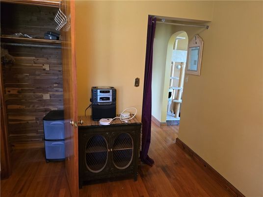 Home Office, Interior, Wood Texture Flooring, Wooden Walls