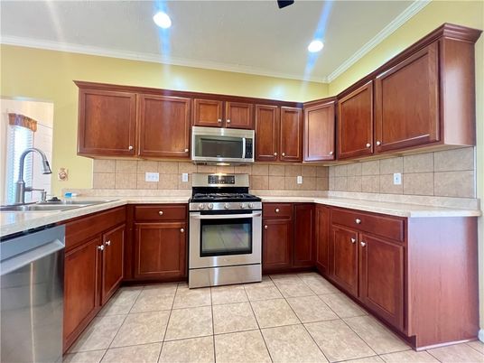 Interior, Kitchen, Recessed Lighting, Stainless Steel Appliances
