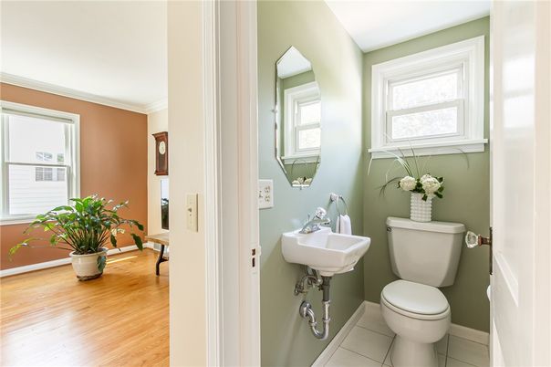 Bathroom, Interior, Wood Texture Flooring
