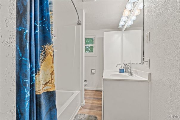 Bathroom, Interior, Wood Texture Flooring