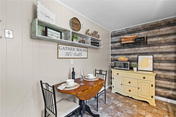 Dining room, Interior, Wooden Walls