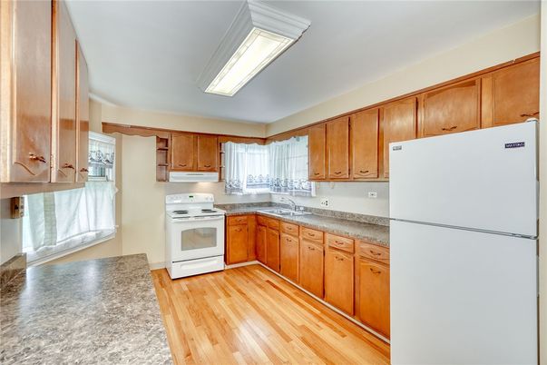 Interior, Kitchen, Wood Texture Flooring