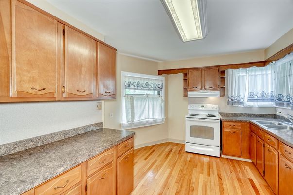 Interior, Kitchen, Wood Texture Flooring