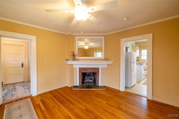 Fireplace, Interior, Wood Texture Flooring