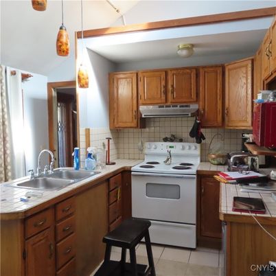 Interior, Kitchen, Tile Countertops
