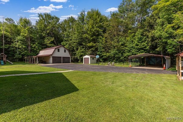 Backyard, Detached Garage, Exterior, Playground