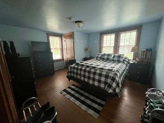Bedroom, Interior, Wood Texture Flooring