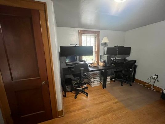 Home Office, Interior, Wood Texture Flooring