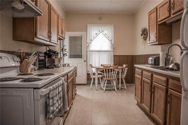 Dining room, Interior, Kitchen
