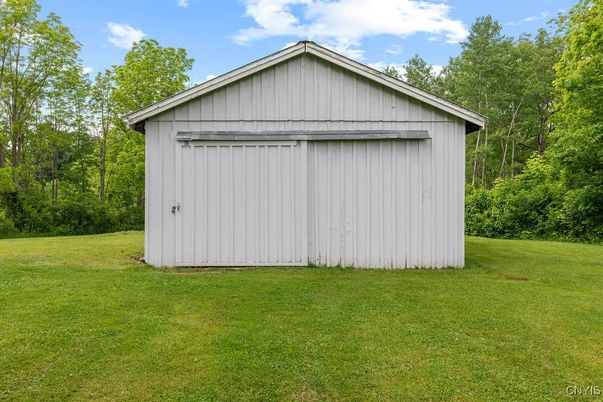 Backyard, Detached Garage, Exterior
