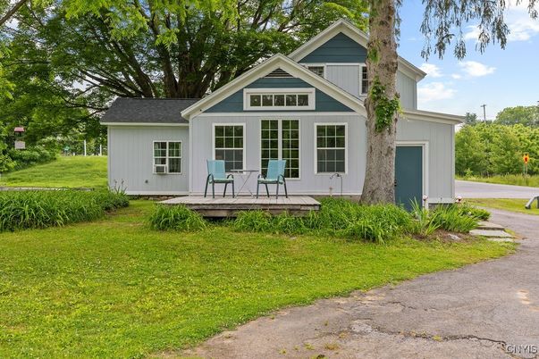 Attached, Backyard, Exterior, Facade, Farmhouse