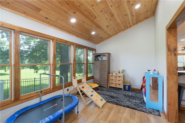 Interior, Recessed Lighting, Wooden Ceilings, Wood Texture Flooring