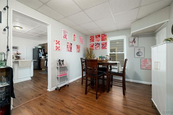 Dining room, Interior, Wood Texture Flooring
