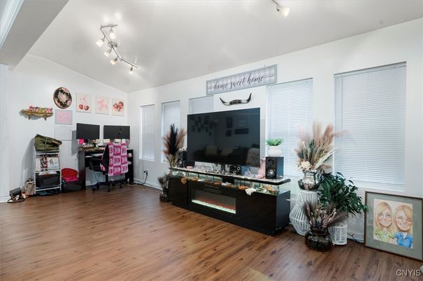 Home Office, Interior, Wood Texture Flooring