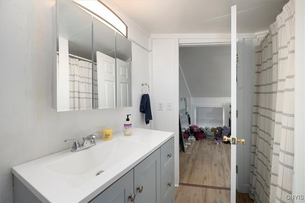 Bathroom, Interior, Wood Texture Flooring