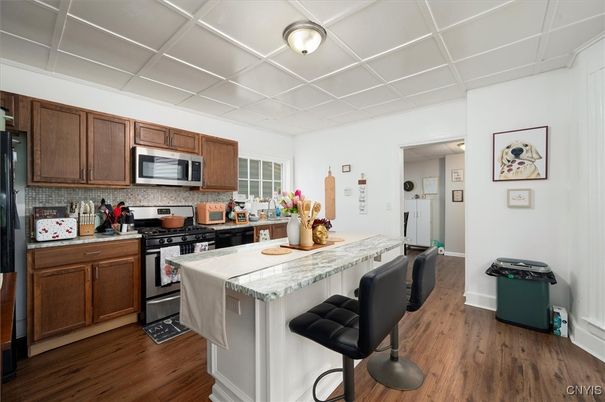 Interior, Kitchen, Wood Texture Flooring