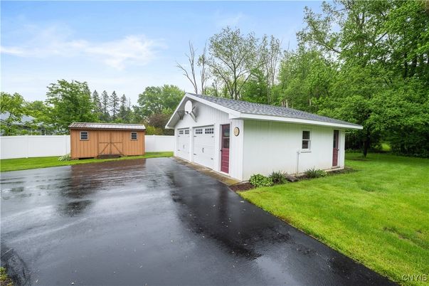 Backyard, Detached Garage, Exterior