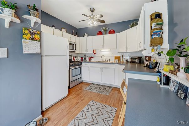 Interior, Kitchen, Wood Texture Flooring