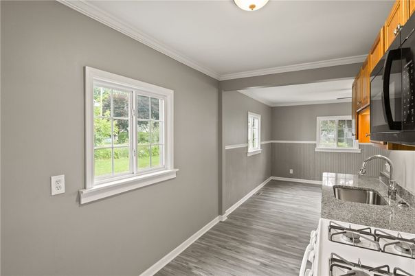 Interior, Kitchen, Wood Texture Flooring