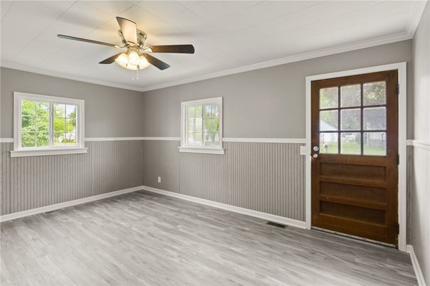 Empty room, Interior, Wood Texture Flooring