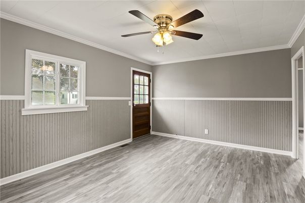 Empty room, Interior, Wood Texture Flooring