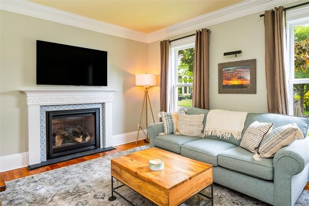 Fireplace, Interior, Living room, Wood Texture Flooring