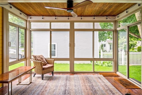 Interior, Sun Room, Wood Texture Flooring