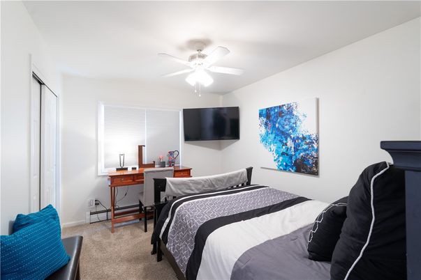 Bedroom, Home Office, Interior