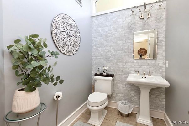Bathroom, Interior, Stone Walls