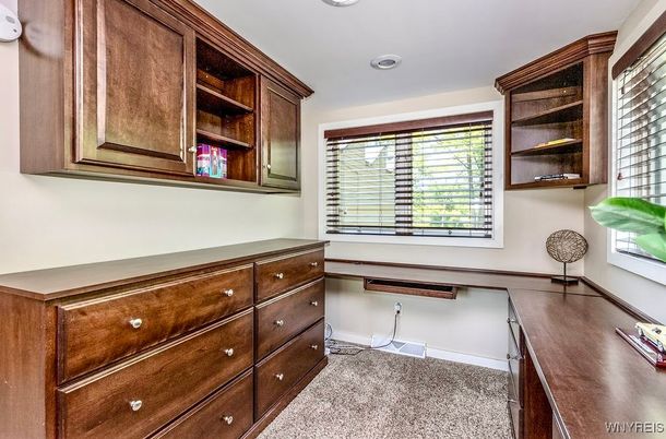 Home Office, Interior, Recessed Lighting