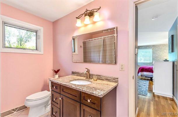 Bathroom, Interior, Wood Texture Flooring