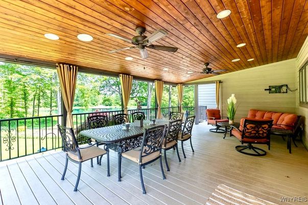 Dining room, Interior, Recessed Lighting, Wooden Ceilings, Wood Texture Flooring