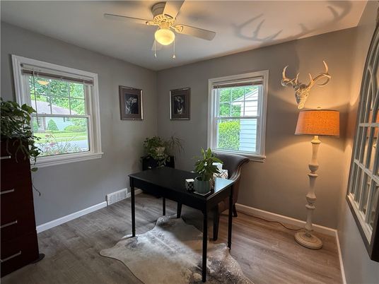 Home Office, Interior, Wood Texture Flooring