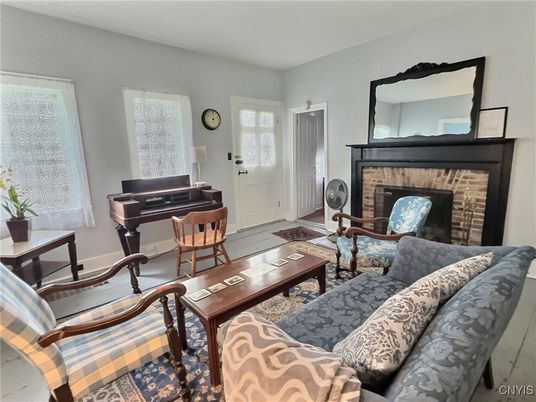 Fireplace, Interior, Living room, Piano