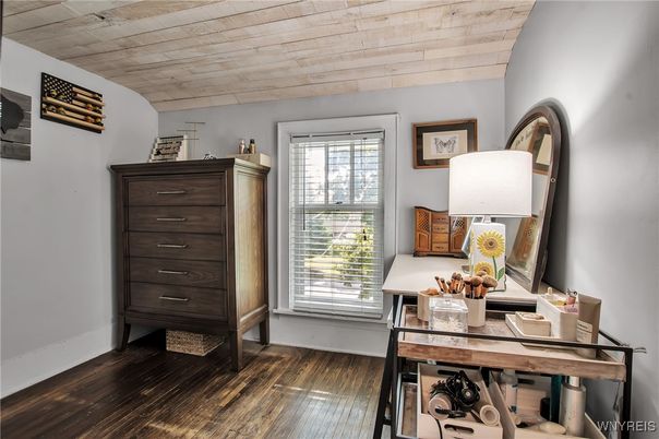 Home Office, Interior, Wooden Ceilings, Wood Texture Flooring