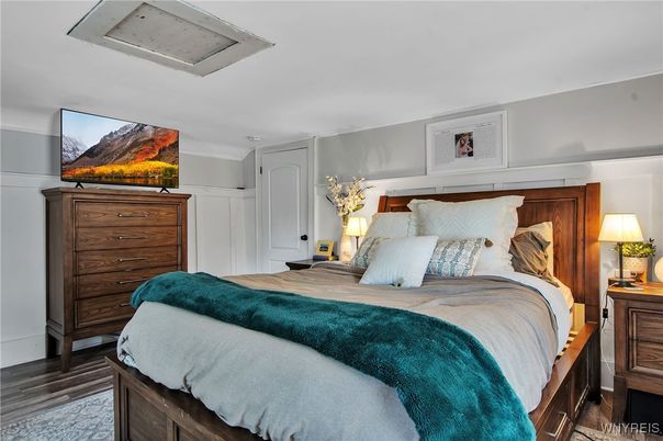 Bedroom, Interior, Wood Texture Flooring