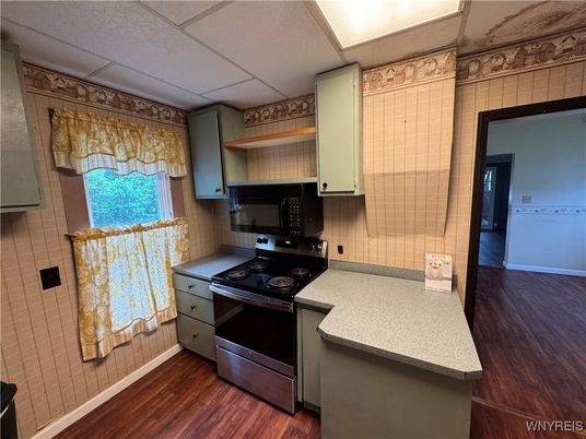 Interior, Kitchen, Wood Texture Flooring