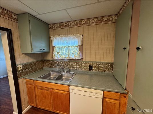 Interior, Kitchen, Wood Texture Flooring