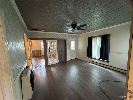 Empty room, Interior, Wood Texture Flooring