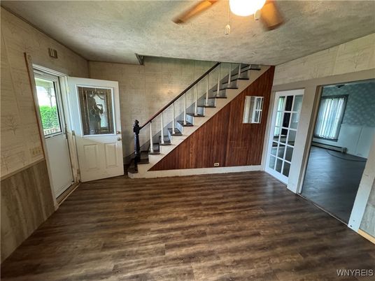 Empty room, Interior, Wood Texture Flooring