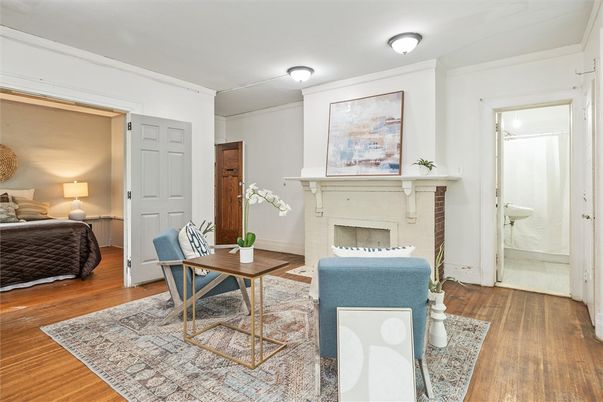 Fireplace, Interior, Living room, Wood Texture Flooring