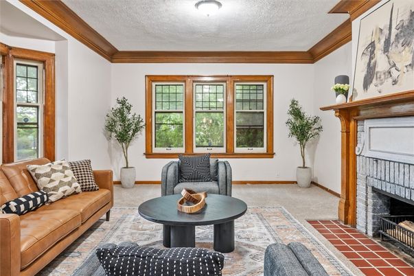 Fireplace, Interior, Living room