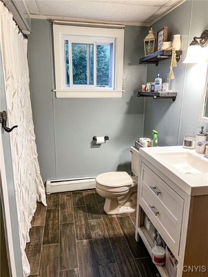 Bathroom, Interior, Wood Texture Flooring