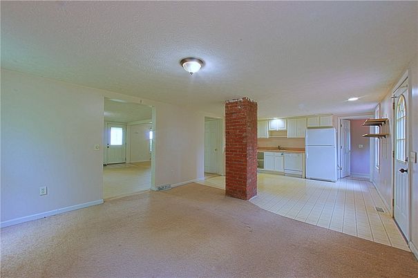 Empty room, Interior, Kitchen, Stone Walls