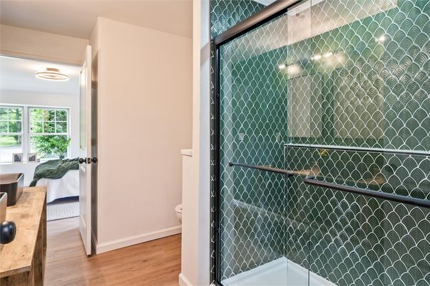 Bathroom, Interior, Wood Texture Flooring